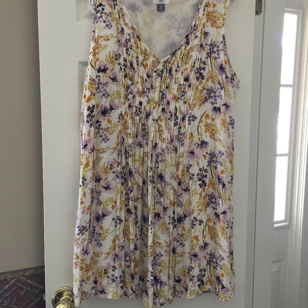 Old Navy Floral Sleeveless Dress